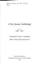 Cover for A Sor Juana anthology
