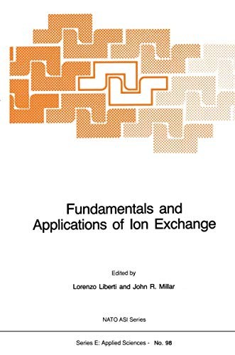 Cover for Fundamentals and Applications of Ion Exchange