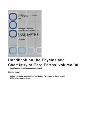 Cover for Handbook on the Physics and Chemistry of Rare Earths