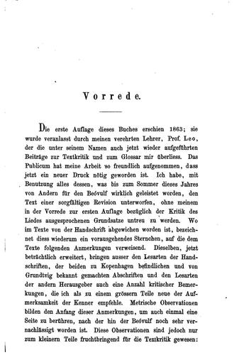 Cover for Beóvulf
