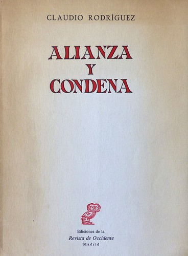 Cover for Alianza y condena