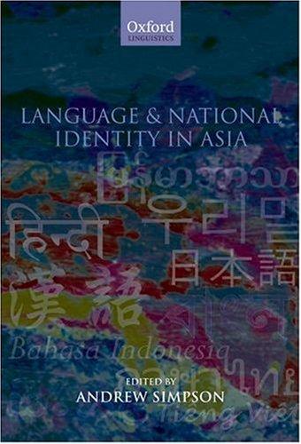 Cover for Language and National Identity in Asia (Oxford Linguistics)
