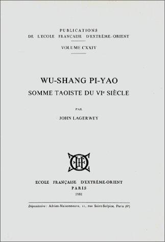 Cover for Wu-shang pi-yao