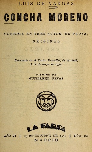 Cover for Concha Moreno