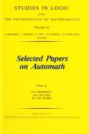 Cover for Selected papers on Automath
