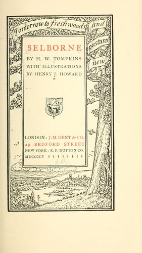 Cover for Selborne