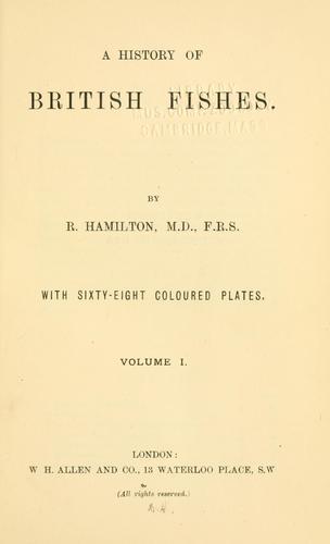 Cover for history of British fishes.