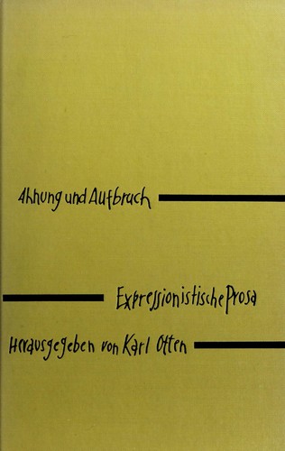Cover for Ahnung und Aufbruch