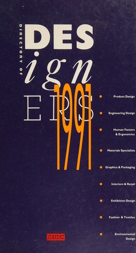 Cover for Directory of Designers, 1993
