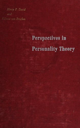 Cover for Perspectives in personality theory