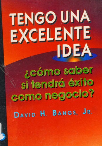 Cover for Tengo una excelente idea