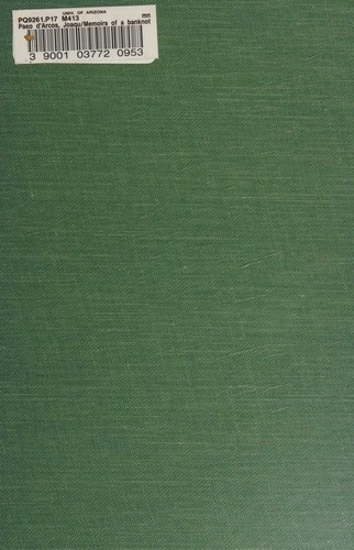 Cover for Memoirs of a banknote