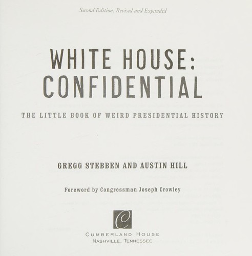 Cover for White House confidential