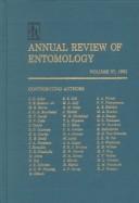 Cover for Annual Review of Entomology