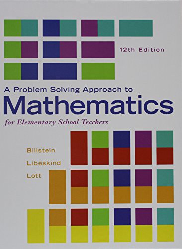 Cover for Problem Solving Approach to Mathematics for Elementary School Teachers; Activities Manual; MyLab Math -- Glue-in Access Card; MyLab Math Inside Star Sticker