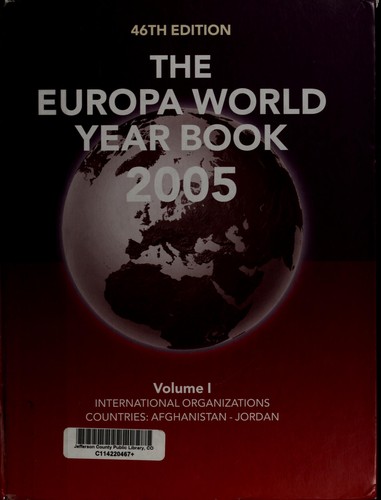 Cover for The Europa world year book