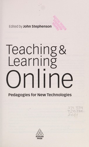 Cover for Teaching & learning online