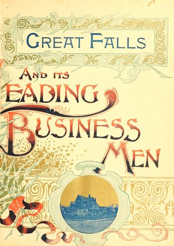 Cover for The leading business men of Dover, Rochester, Farmington, Great Falls and Berwick ... .