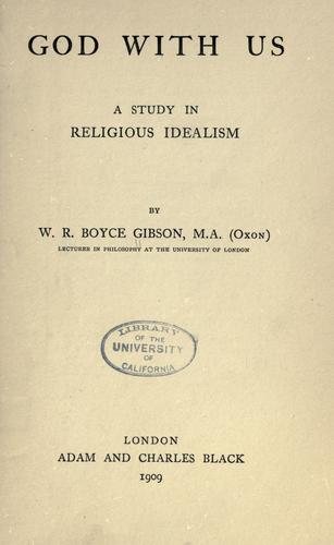 Cover for God with us