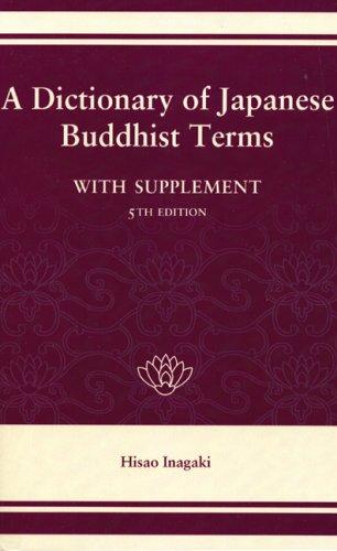 Cover for Dictionary of Japanese Buddhist Terms