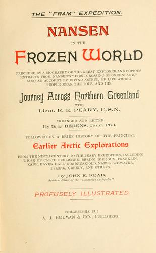 Cover for The " Fram" expedition.