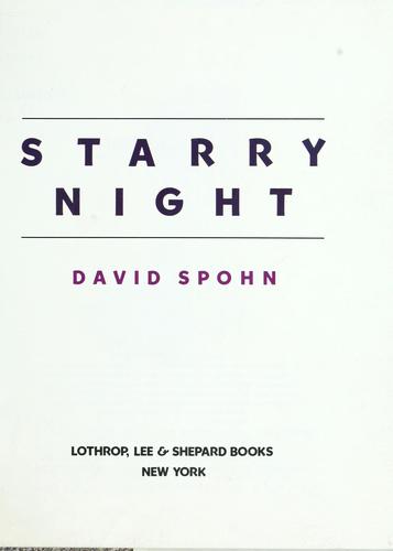 Cover for Starry night