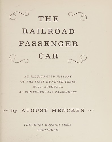 Cover for The railroad passenger car