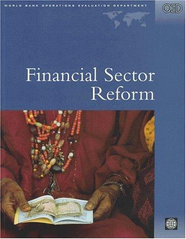 Cover for Financial sector reform