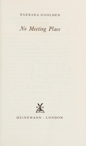 Cover for No meeting place