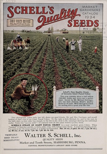 Cover for Schell's quality seeds