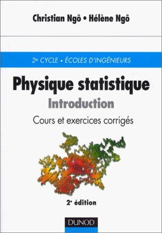 Cover for Physique statistique 
