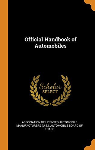 Cover for Official Handbook of Automobiles