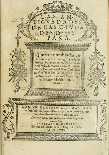 Cover for Las antigvedades de las civdades de España