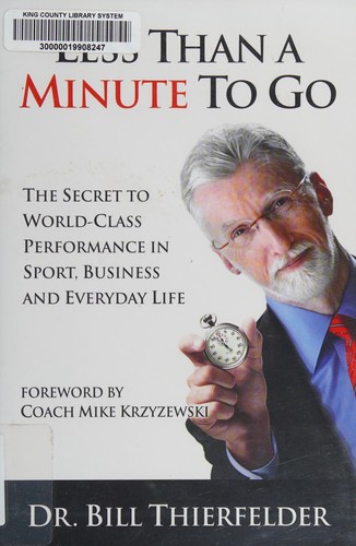 Cover for Less than a minute to go