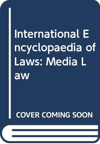 Cover for International Encyclopaedia of Laws