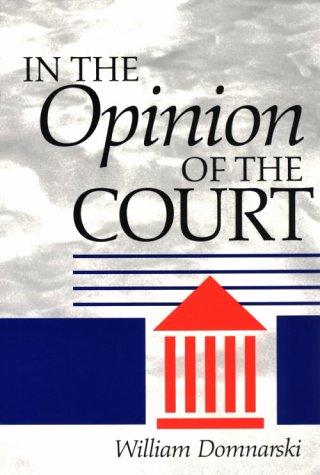 Cover for In the opinion of the court