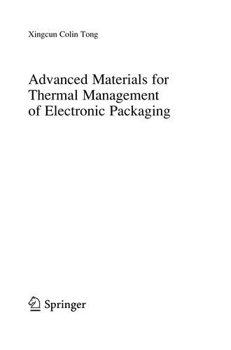 Cover for Advanced materials for thermal management of electronic packaging