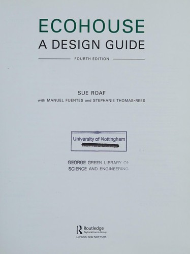 Cover for Ecohouse
