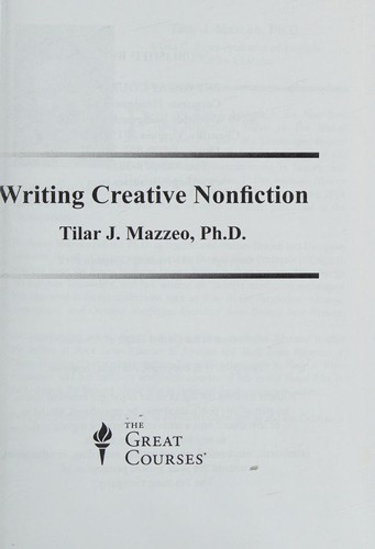 Cover for Writing Creative Nonfiction