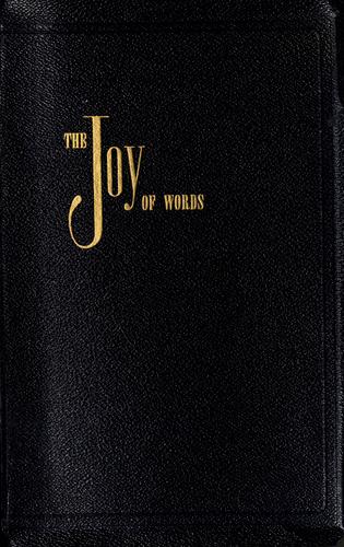 Cover for The Joy of words