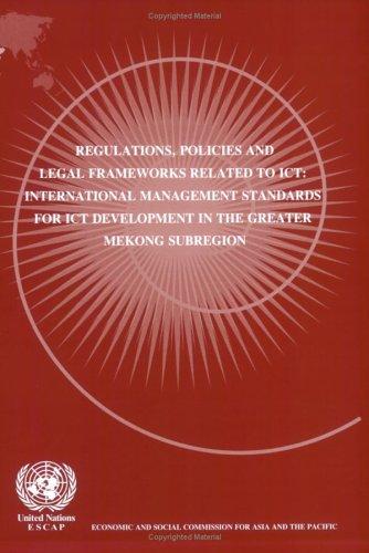 Cover for Regulations, Policies and Legal Frameworks Related to Ict