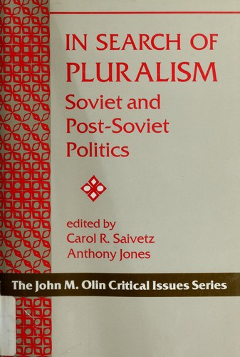 Cover for In search of pluralism