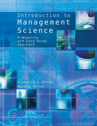 Cover for Introduction to Management Science with Student CD