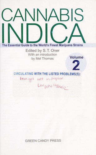 Cover for Cannabis indica