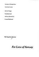 Cover for For love of Norway