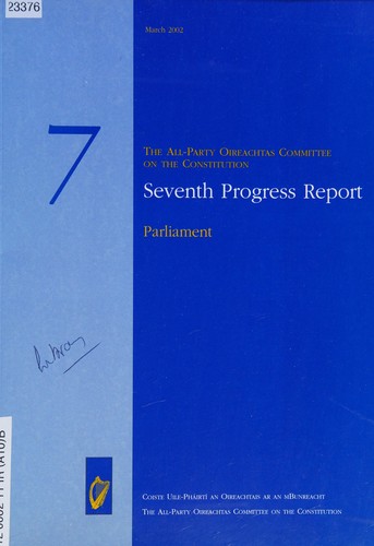Cover for Seventh progress report