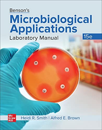 Cover for Benson's Microbiological Applications Laboratory Manual