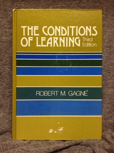 Cover for The conditions of learning