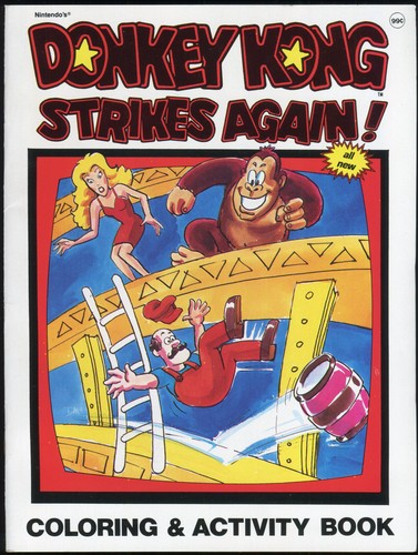 Cover for Donkey Kong: Strikes Again! Coloring & Activity Book