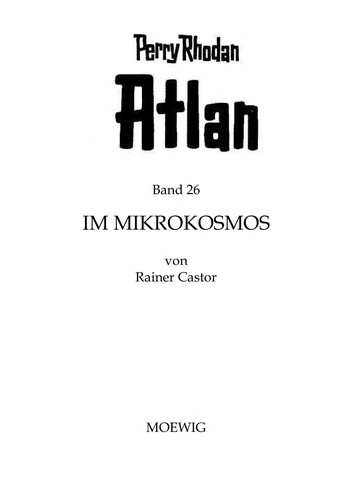 Cover for Im Mikrokosmos